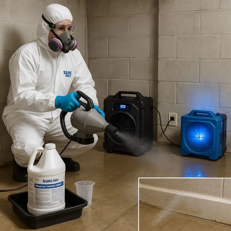 Sanitization and Odor Removal process in Cuyahoga Falls, OH